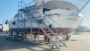 Navaltecnosud Boat Stand presenta las nuevas Escaleras de Acceso para Astilleros