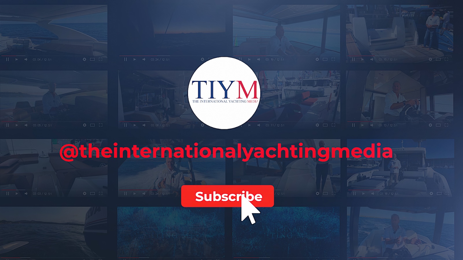 El canal de YouTube de The International Yachting Media