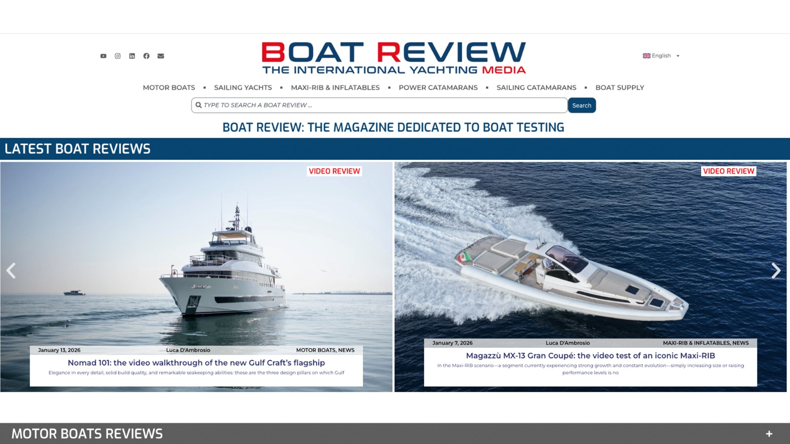Nace Boat Review, la primera revista digital dedicada a las pruebas de mar